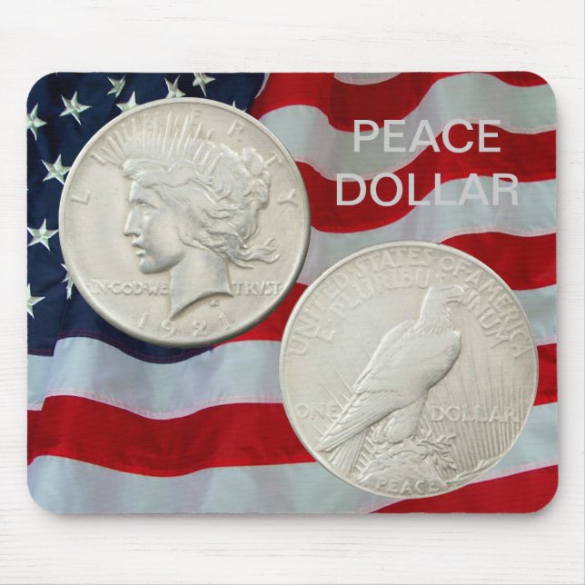 MOUSEPAD PEACE DOLLAR-MOUSEPAD (Frente)