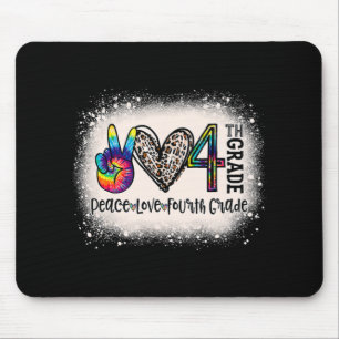 Mousepad Peace Love 4.ª Professora De Raparigas De Volta À