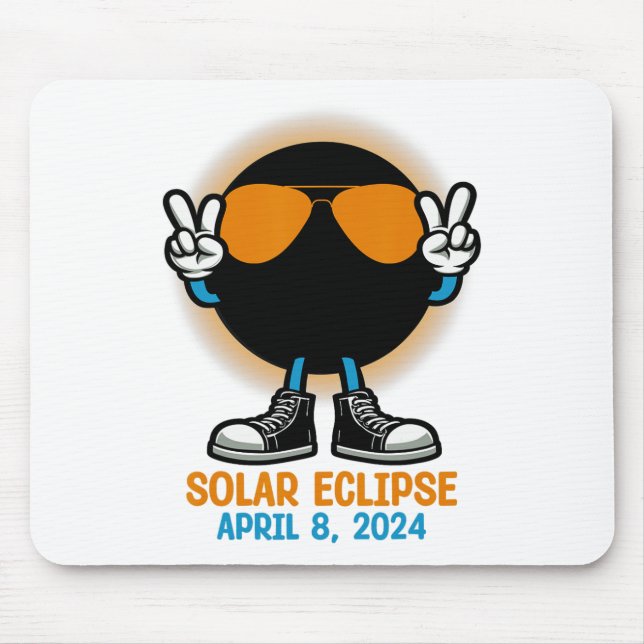 Mousepad Peace Totality Solar Eclipse 8 de abril de 2024 Wo (Frente)