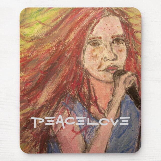 Mousepad PeaceLove Rocker Girl (Frente)