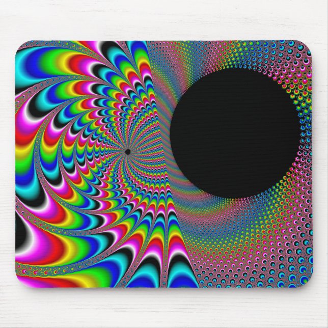 Mousepad Peackock A Delic - Arte Fractal (Frente)