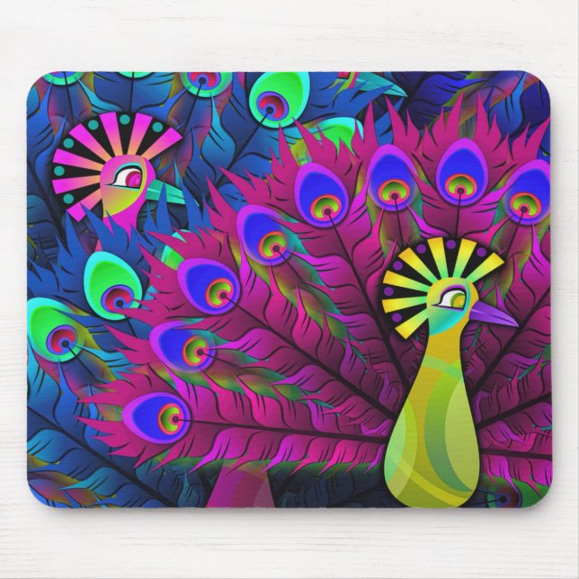 Mousepad Peacock (Frente)