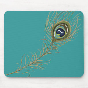 Mousepad Peacock Feather
