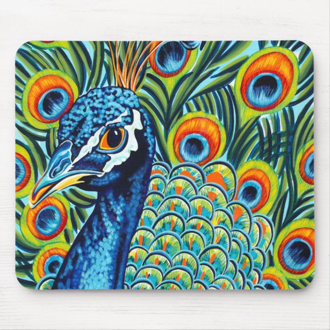 Mousepad Peacock I caído (Frente)