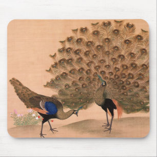 Mousepad Peacock Vintage