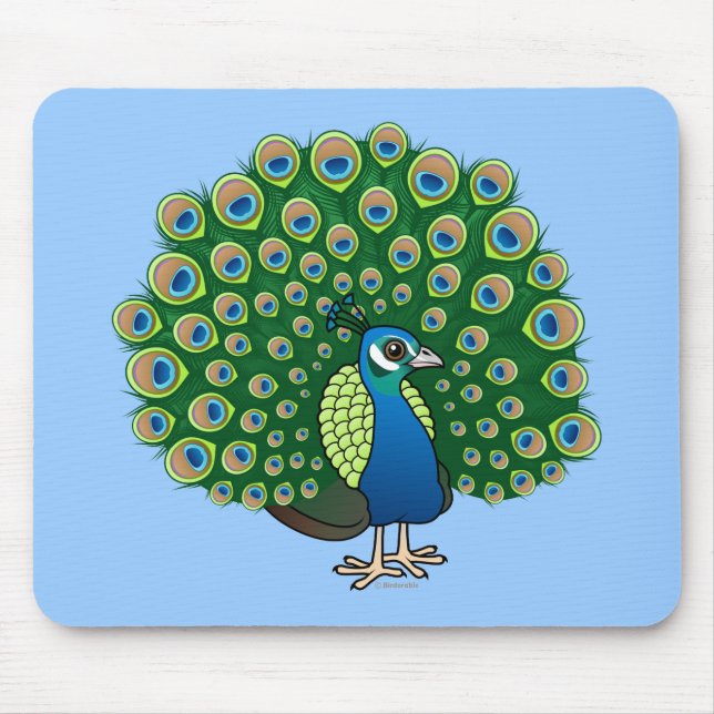 Mousepad Peafowl indiano (Frente)