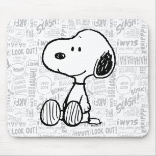 Mousepad PEANUTS   Esnoopia sobre Histórias em quadrinhos b