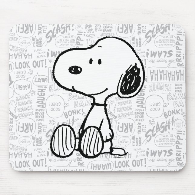 Mousepad PEANUTS | Esnoopia sobre Histórias em quadrinhos b (Frente)