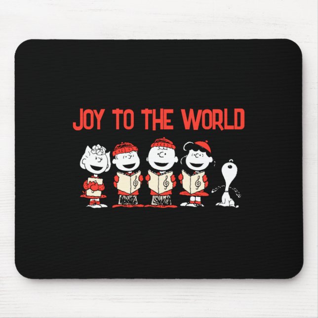 Mousepad Peanuts Merry Christmas Holiday Choir _1  (Frente)