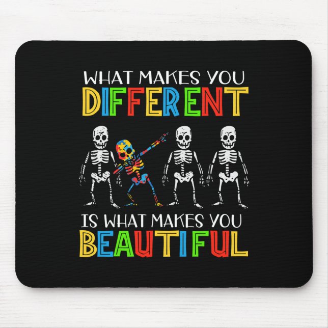 Mousepad Peça Quebra-cabeça de Consciência de Autismo Difer (Frente)