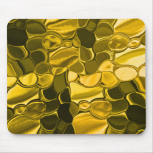 Mousepad Peças amarelas ou douradas parecem ouro-metal