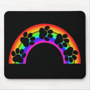 Mousepad Peças De Mão No Arco-Íris