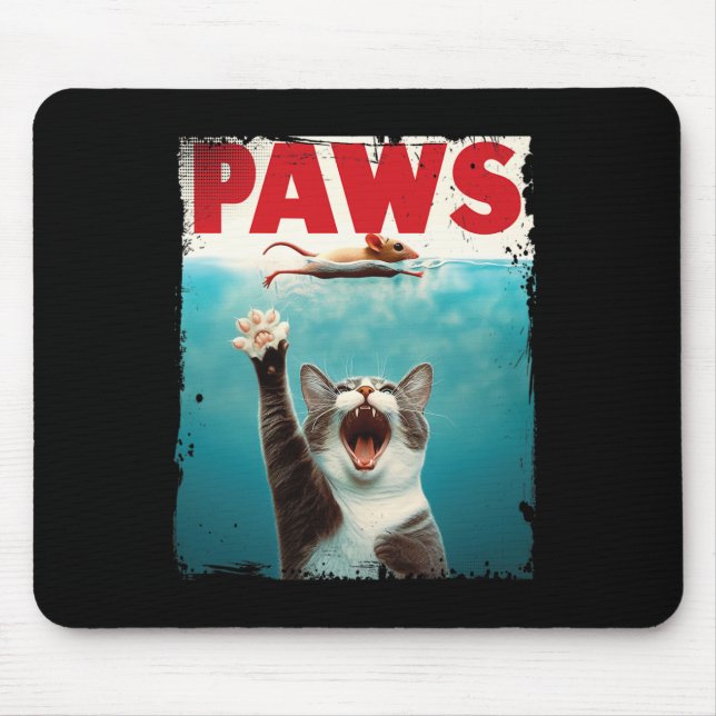 Mousepad Peças Paródia Gato Rato Humorístico Perseguindo Ra (Frente)