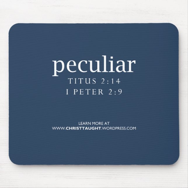 Mousepad peculiar (Frente)