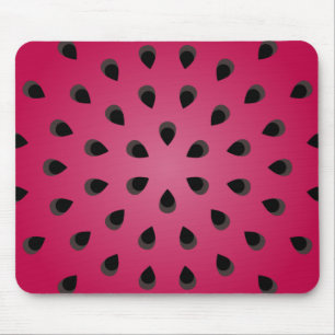 Mousepad Pedaço de melancia vermelha com sementes