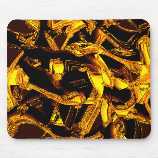 Mousepad Pedaços ou bagaço de casca de tangerina desidratad (Frente)