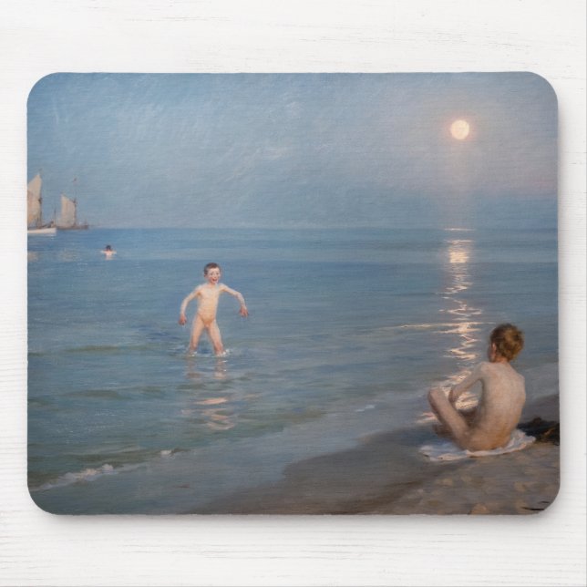 Mousepad Peder Severin Kroyer - Boys Bathing em Skagen (Frente)