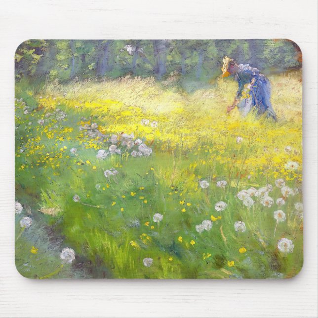 Mousepad Peder Severin Kroyer - Marie Kroyer no Jardim (Frente)