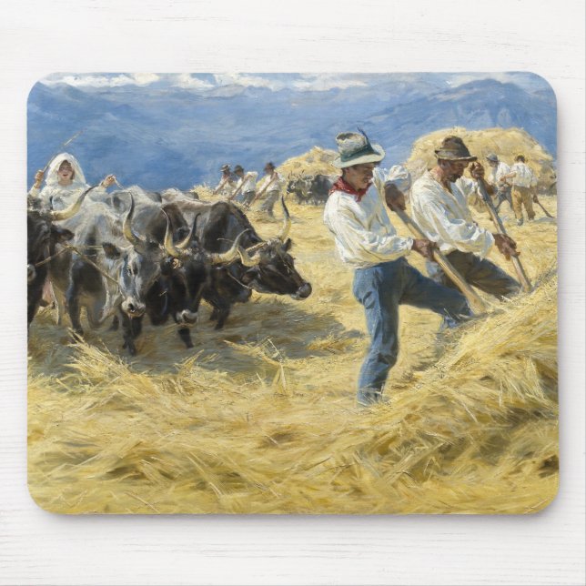 Mousepad Peder Severin Kroyer - Threshing in the Abruzzi (Frente)