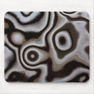 Mousepad Pedra de jaspe preta e branca