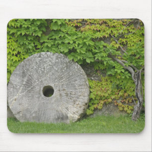 Mousepad Pedra de moagem, Castelo Banfi na região da Toscan