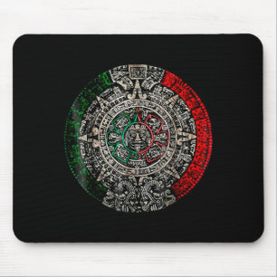 Mousepad Pedra do Sol do Calendário Asteca Arte Mexicana En