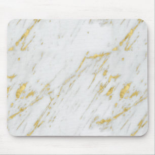 Mousepad Pedra Marble Branca com Lítio