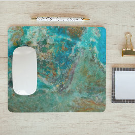 Mousepad Pedra Mineral Chrysocolla Azul