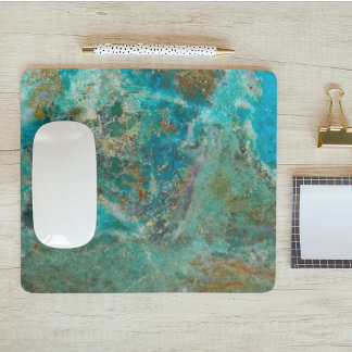 Mousepad Pedra Mineral Chrysocolla Azul