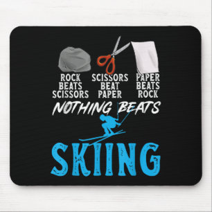 Mousepad Pedra Papel Tesoura Nada Derrota Esqui _1