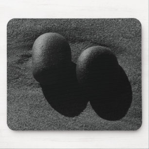 Mousepad Pedras Legal Fotografia Preta e Branca