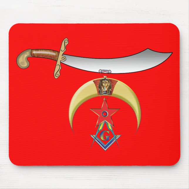 Mousepad Pedreiro de Shriners (Frente)