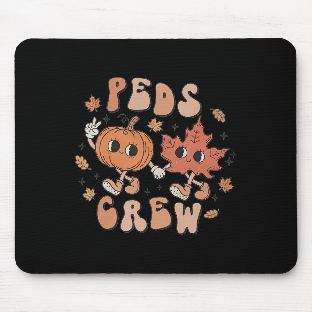 Mousepad PEDS Pumpkin Ação de Graças Queda Nurs Pediátricos (Frente)