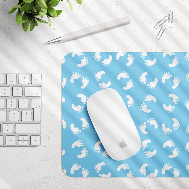 Mousepad Pegadas de Bebês, Pé de Bebês, Passos de Rodada, A (Criador carregado)
