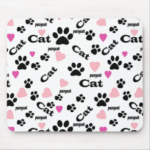 Mousepad Pegadas de gato