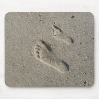 Mousepad Pegadas na areia