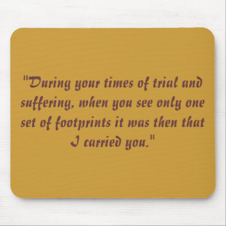 Mousepad Pegadas na areia