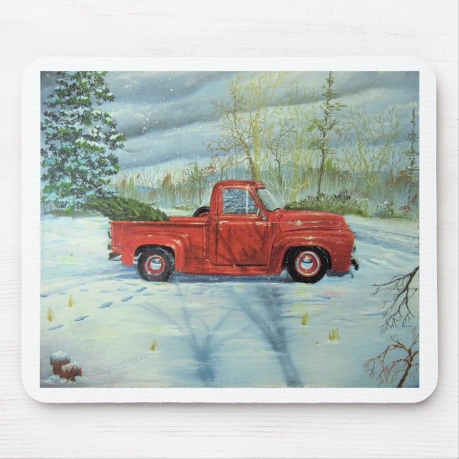 Mousepad Pegando a Árvore para o Natal (Frente)