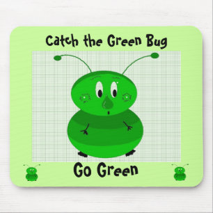 Mousepad Pegue o Bug Verde - Vá Verde