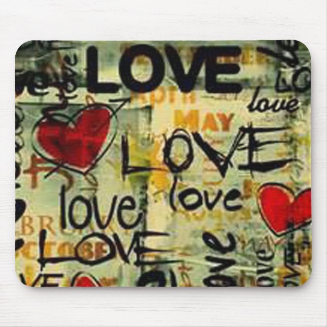 Mousepad Pegue Um Pouco De Mouse De Amor (Frente)