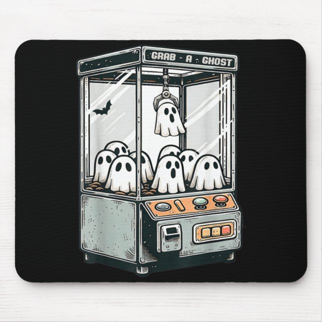 Mousepad Pegue Uma Máquina De Garra De Fantasma Arcade Engr (Frente)
