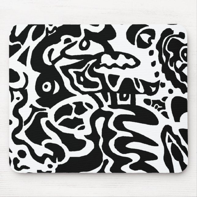 Mousepad "Peixe" abstrato art (Frente)
