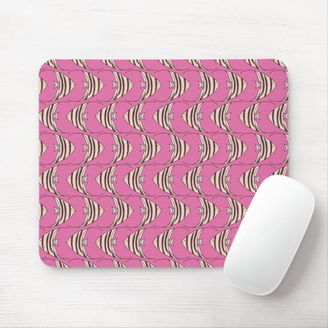 Mousepad Peixe Anjo Rosa (Com mouse)