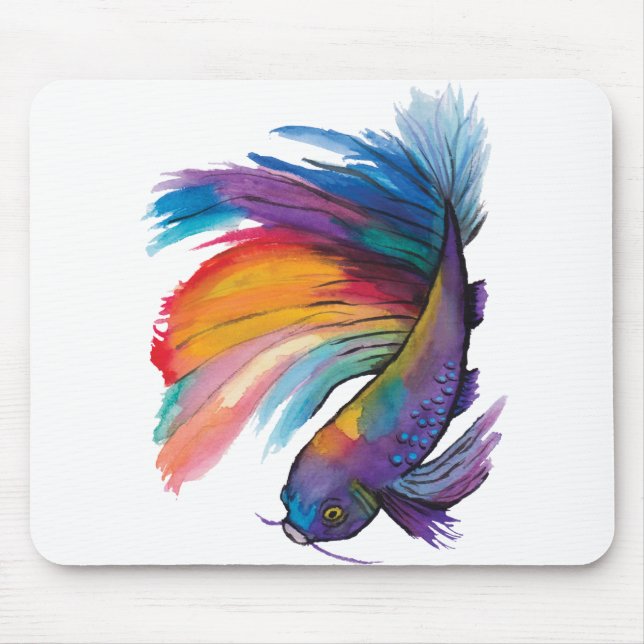 Mousepad peixe-arco-íris (Frente)