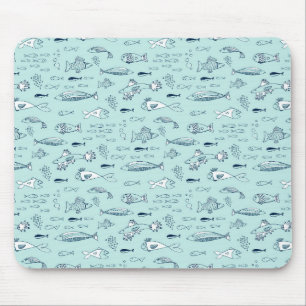 Mousepad Peixe azul