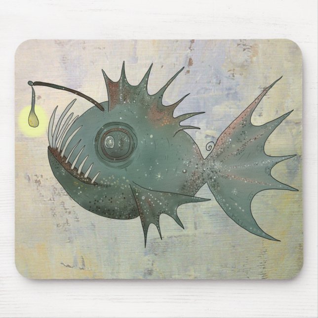 Mousepad Peixe de pescador (Frente)