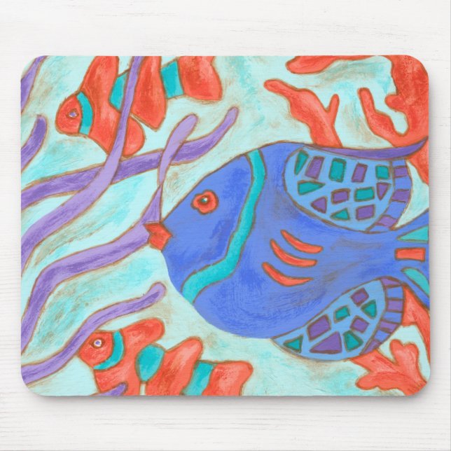 Mousepad Peixe de pop (Frente)