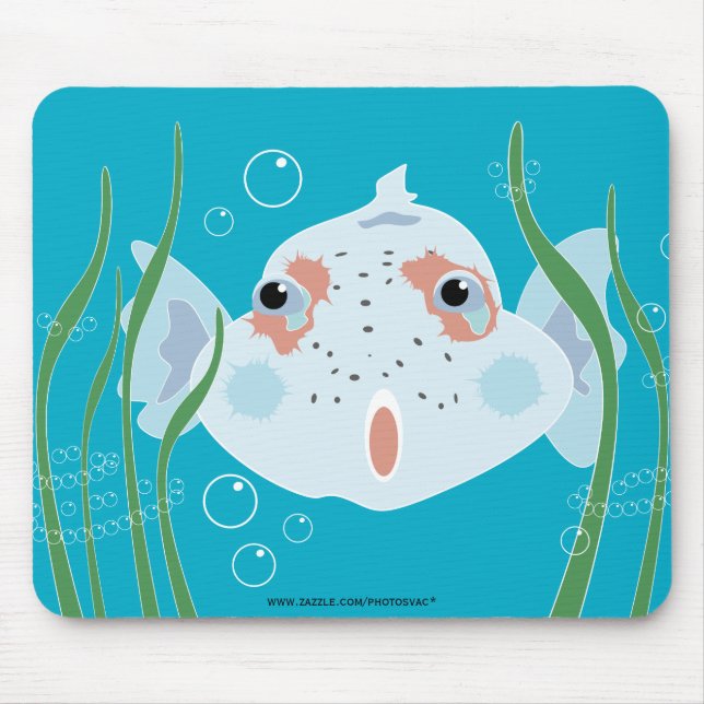 Mousepad Peixe Engraçado (Frente)