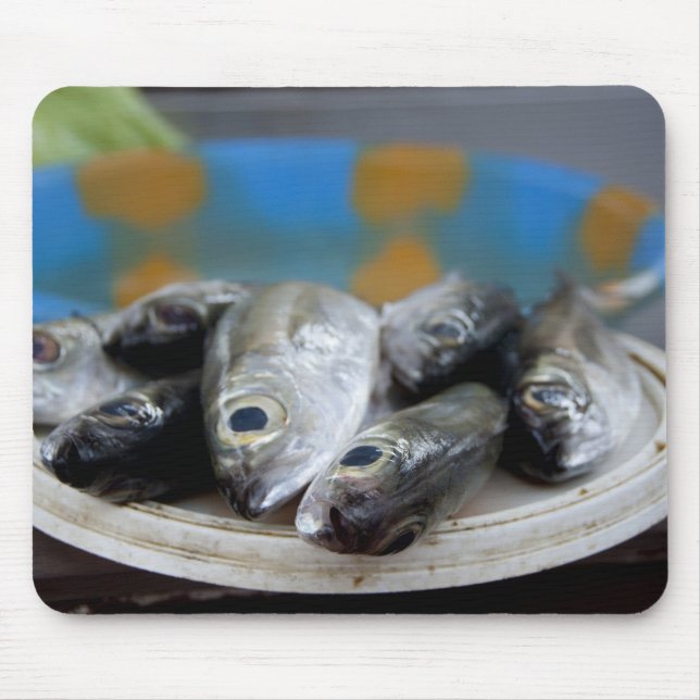 Mousepad Peixe fresco no mercado de peixe (Mercado de Peixe (Frente)