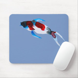Mousepad Peixe koi de aquarela